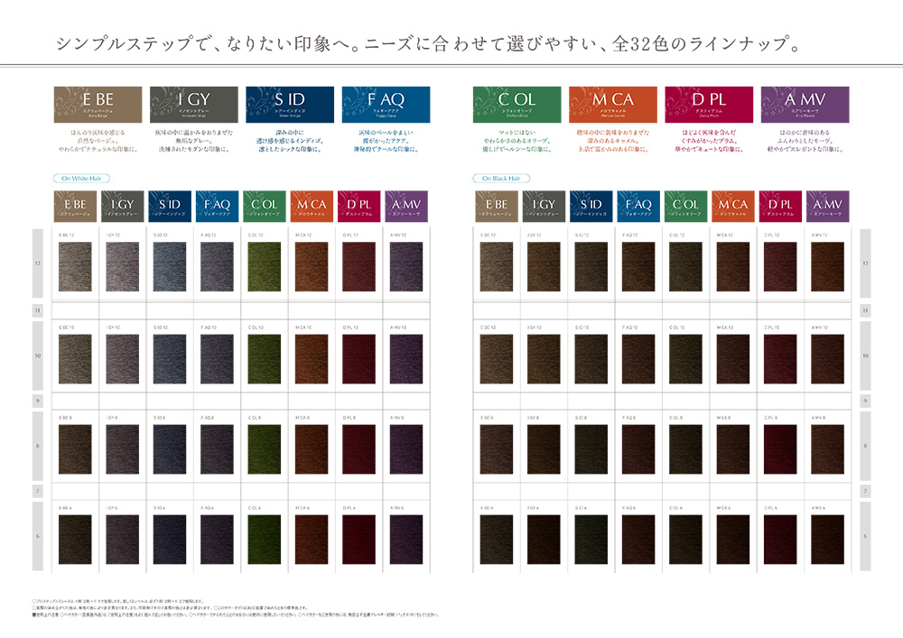 肌映えの良さと根元から毛先へ自然なつながりを叶えるプロステップ ルミシャス登場 理美容ディーラー大和理器